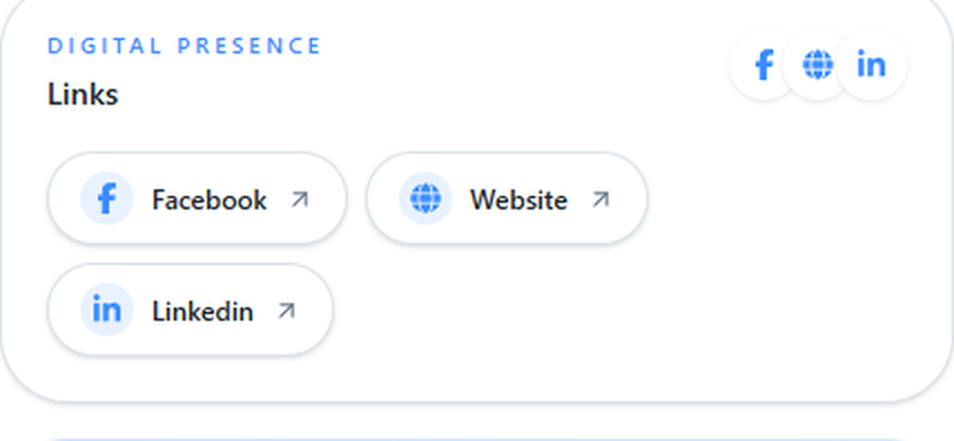 Personal links snapshot