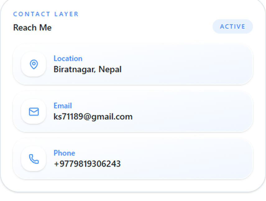 Personal reach-me snapshot