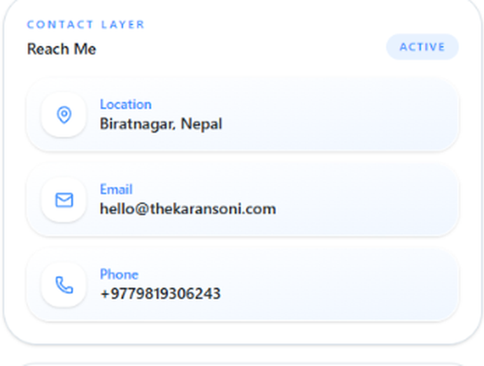 Professional contact layer snapshot